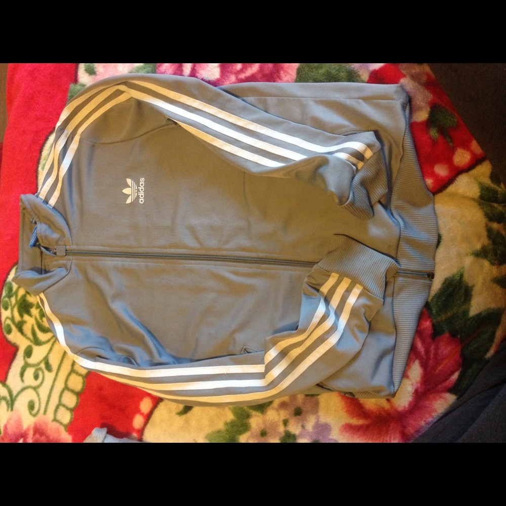 Gray adidas jacket